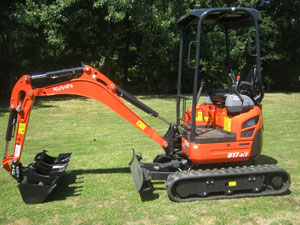 1.7t mini digger Kubota